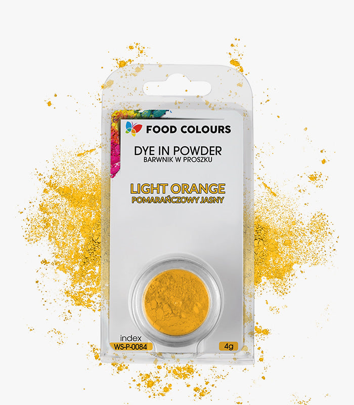 Barwnik spożywczy w proszku 4g Pomarańczowy jasny