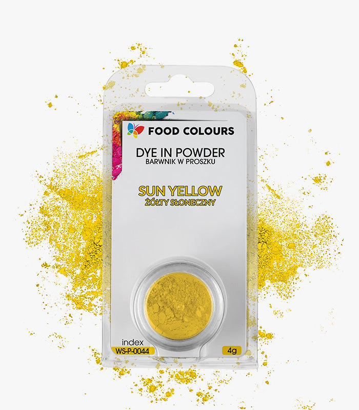 Barwnik spożywczy w proszku 4g Żółty słoneczny