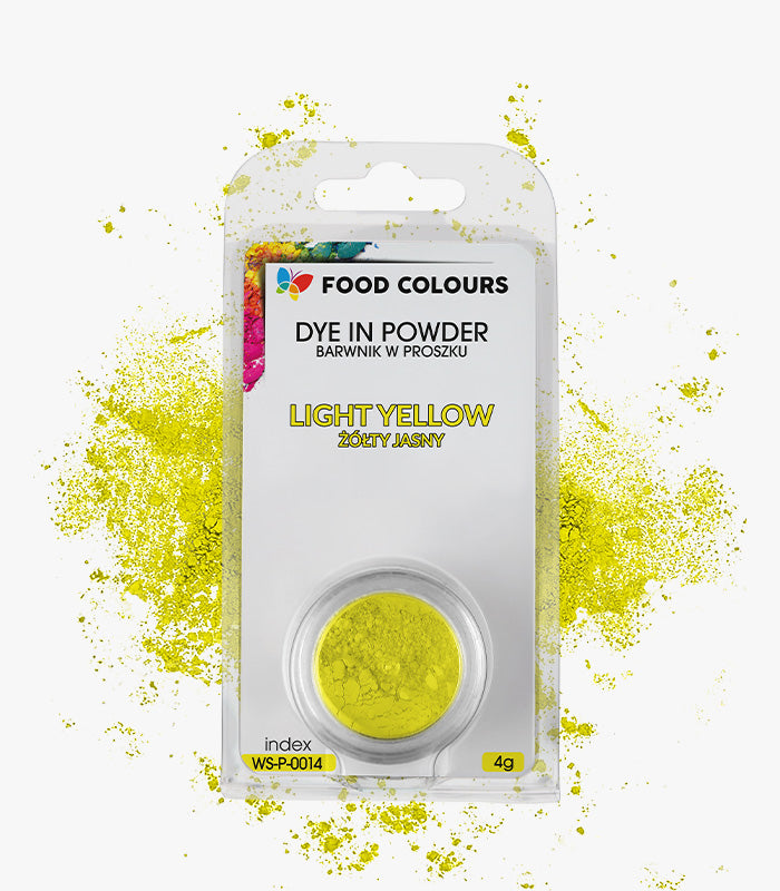Barwnik spożywczy w proszku 4g Żółty jasny