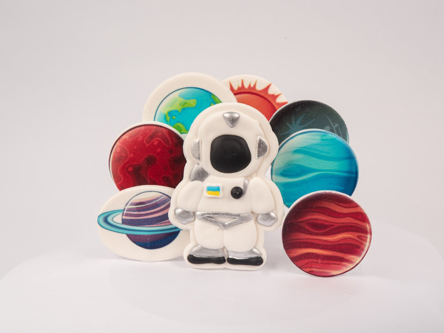 Dekoracja cukrowa, zestaw "Kosmos" 1