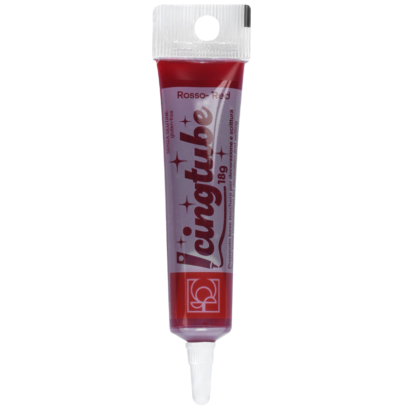 Lukier do dekoracji Rosso-Red 18g Modecor