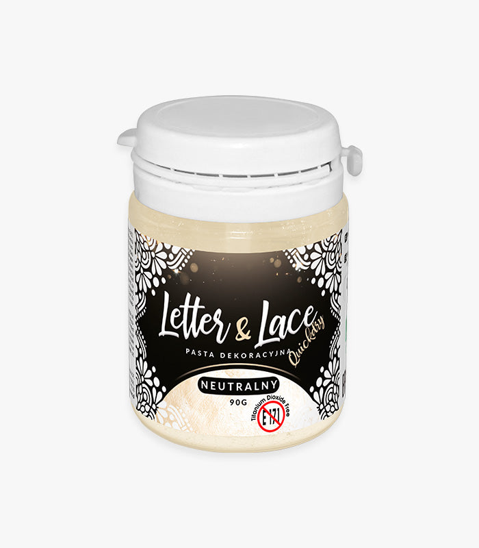 Pasta dekoracyjna do koronek Letter&Lace 90g Neutralny