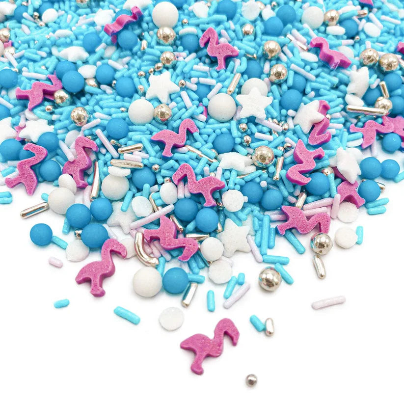 Posypka cukrowa Flamingo Fiesta VEGAN (90g) Happy Springles