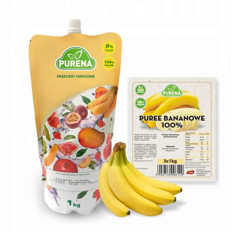 Puree PURENA Banan 100% 1 kg