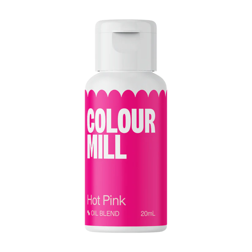 Barwnik spożywczy olejowy Colour Mill - Hot Pink (20 ml) Intensywny róż