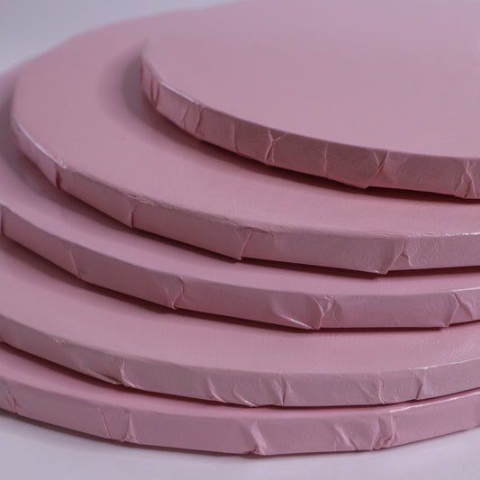 25 cm Podkład pod tort pastelowy róż, 1,2 cm
