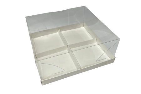 Pudełko na monoporcje 19x19x8cm białe