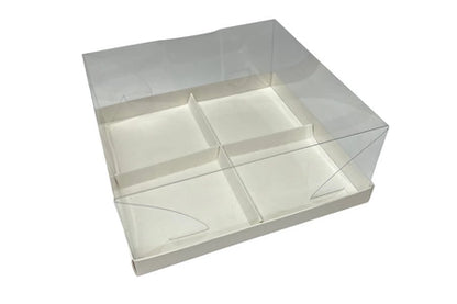 Pudełko na monoporcje 19x19x8cm białe