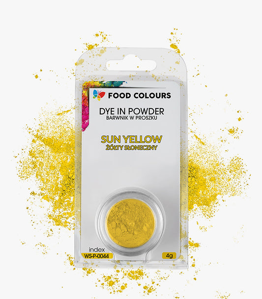 Barwnik spożywczy w proszku 4g Żółty słoneczny