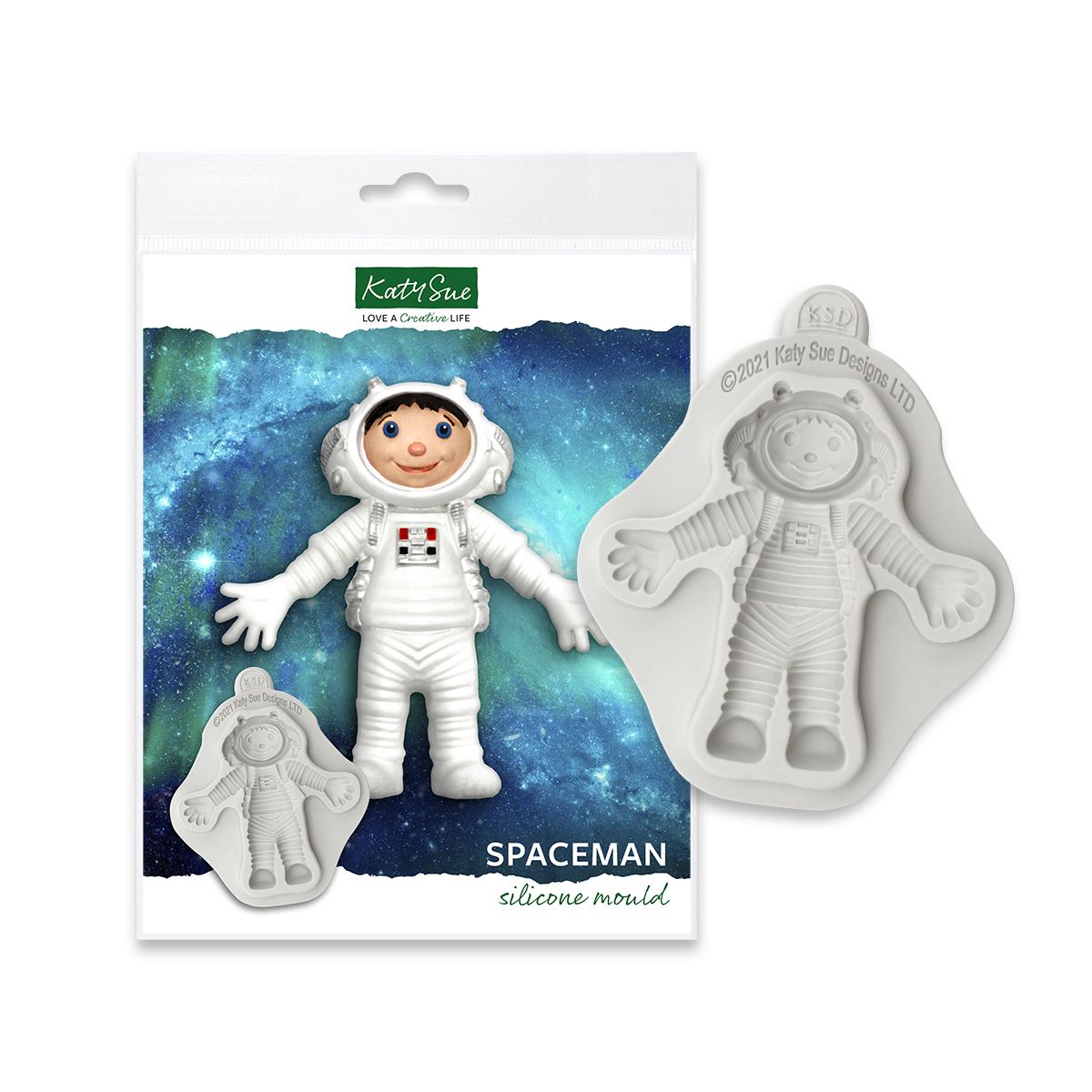 MOULD SILIKONOWY ASTRONAUTA 2D