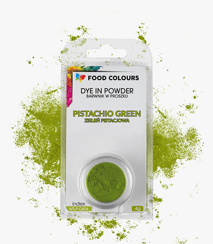 Barwnik spożywczy w proszku 4g Zieleń pistacjowa