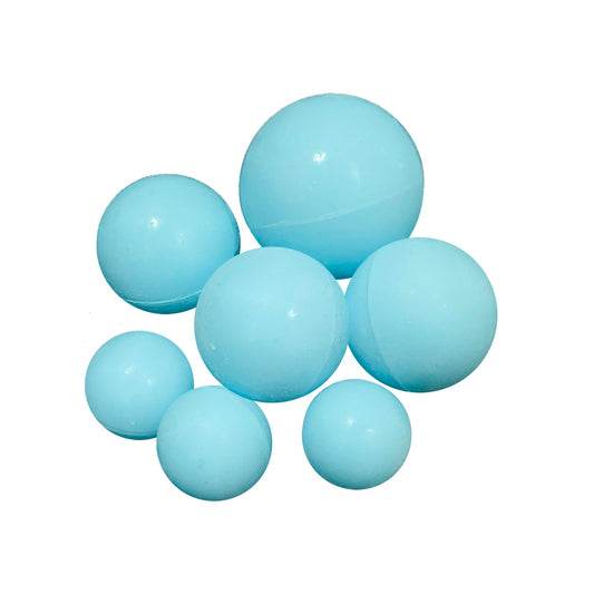 Dekoracje czekoladowe Sfery kule niebieskie zestaw 7 szt