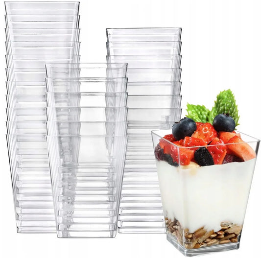 PUCHARKI DO DESERÓW POJEMNIKPIRAMIDA 160ML 1SZT