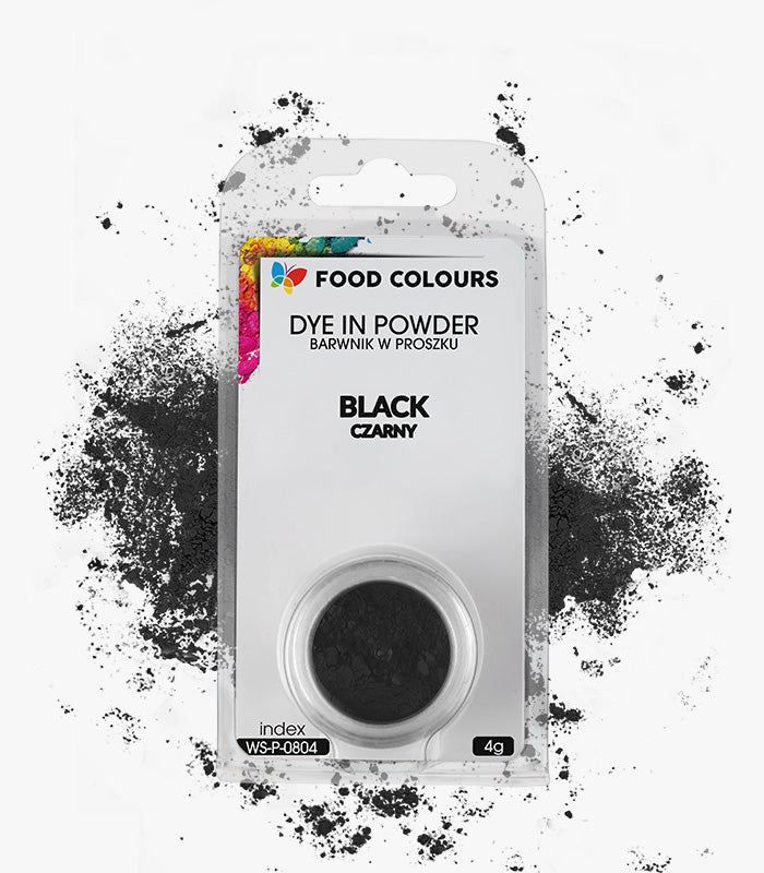 Barwnik spożywczy w proszku 4g Czarny