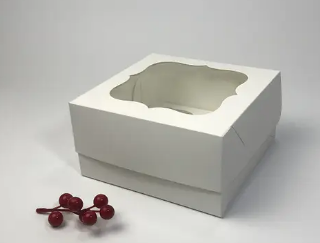 Pudełko z oknem na 4- muffinkę