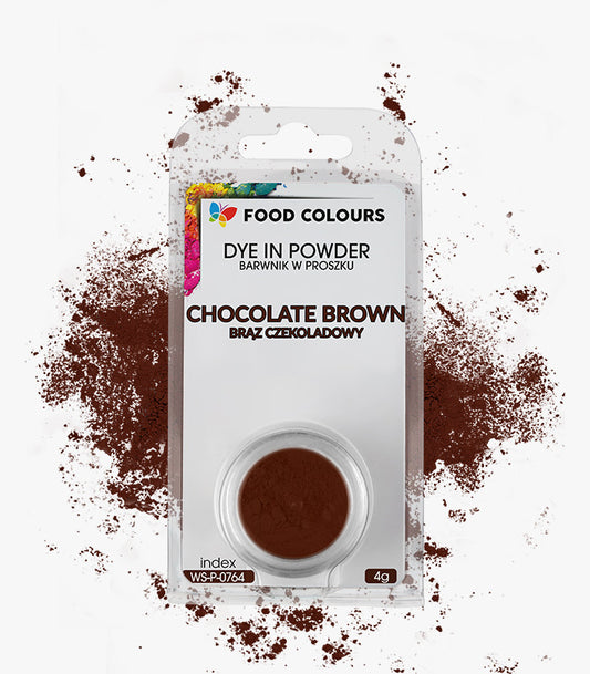 Barwnik spożywczy w proszku 4g Brąz czekoladowy
