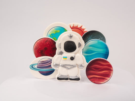 Dekoracja cukrowa, zestaw "Kosmos" 1