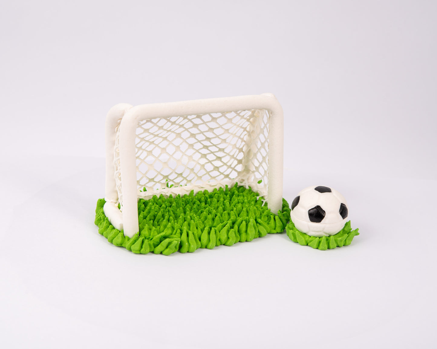 Dekoracja cukrowa, zestaw "Bramka i piłka"