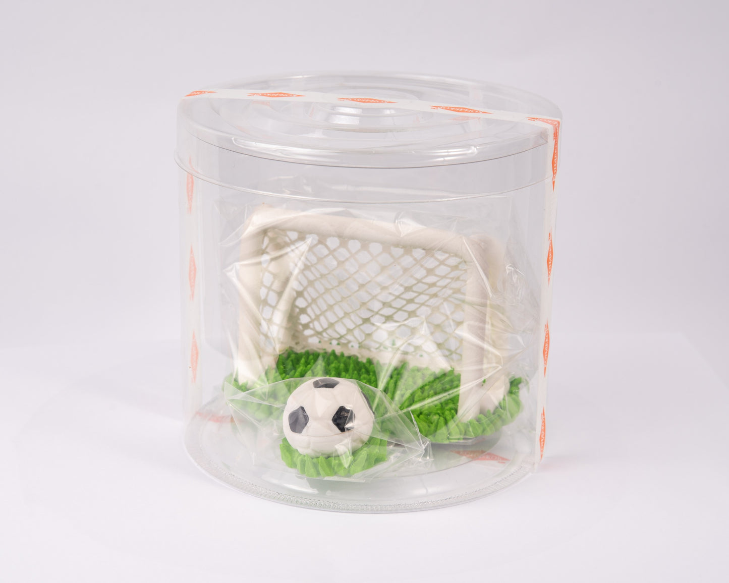 Dekoracja cukrowa, zestaw "Bramka i piłka"