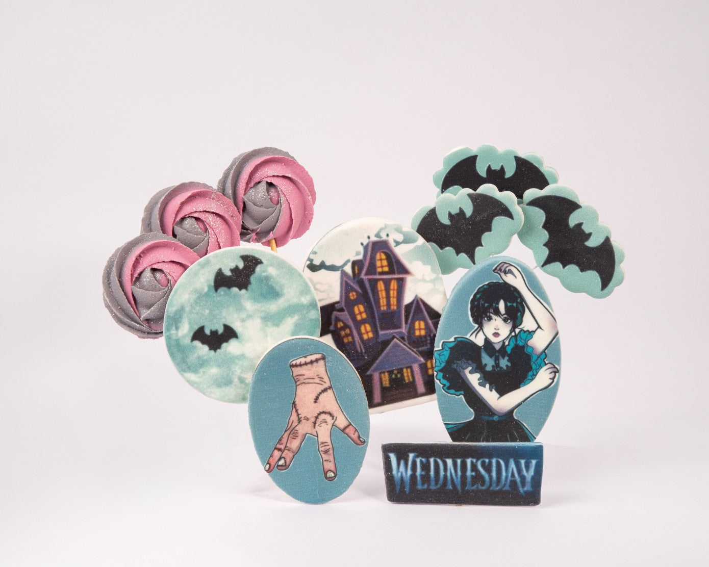 Dekoracja cukrowa, zestaw "Bohaterowie dziecięcy" B1