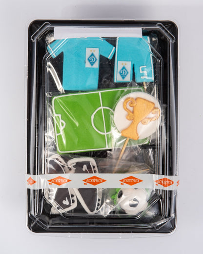 Dekoracja cukrowa, zestaw "Piłka nożna"