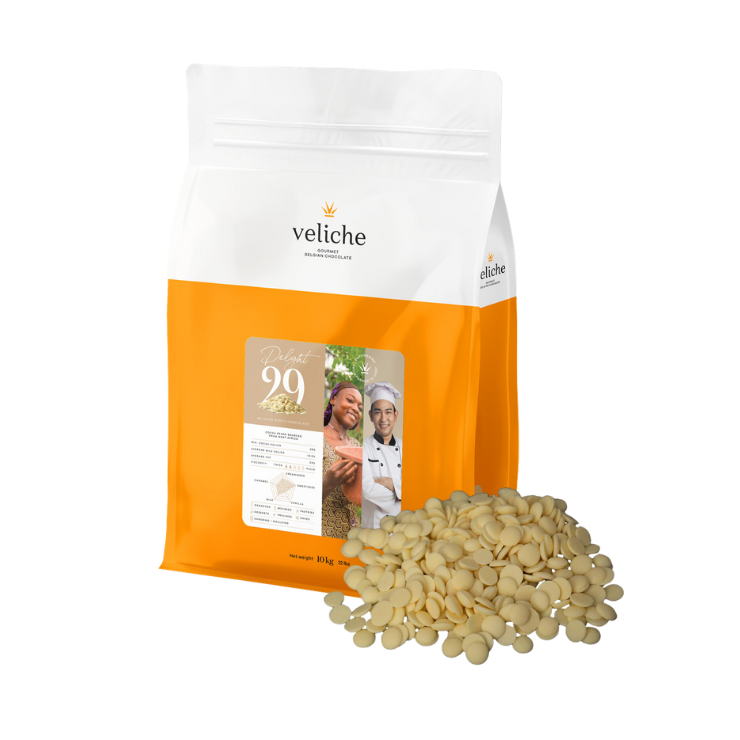 WHITE DELIGHT 29% - Biała czekolada 29% - opak. 2,5 kg