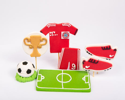 Dekoracja cukrowa, zestaw "Piłka nożna"