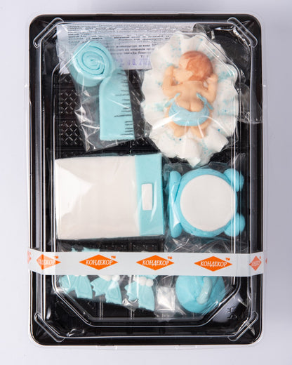 Dekoracja cukrowa, zestaw "Niemowlę - 2"