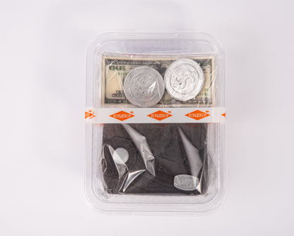 Dekoracja cukrowa, zestaw "Portfel i pieniądze"