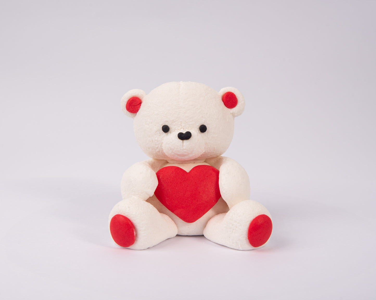 Dekoracja cukrowa, zestaw "Świąteczny miś" (serce)