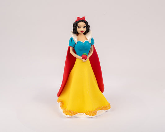 Dekoracja cukrowa, zestaw "Księżniczka Premium” żółto-niebieska