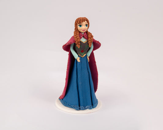 Dekoracja cukrowa, zestaw "Księżniczka Premium” niebieska