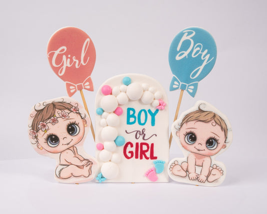 Dekoracja cukrowa, zestaw "Tender Party"