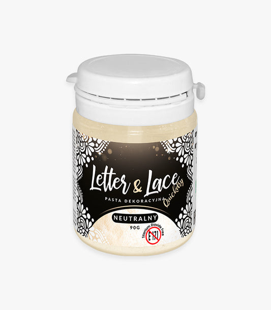 Pasta dekoracyjna do koronek  Letter&Lace  90g  Neutralny