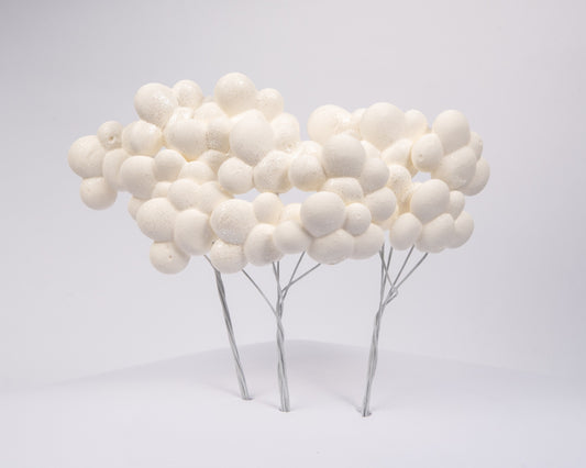 Dekoracja cukrowa, zestaw "Chmurki" 1szt.