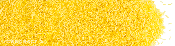 Posypka DROBNA - (100g) / żółty - 1 szt/opak