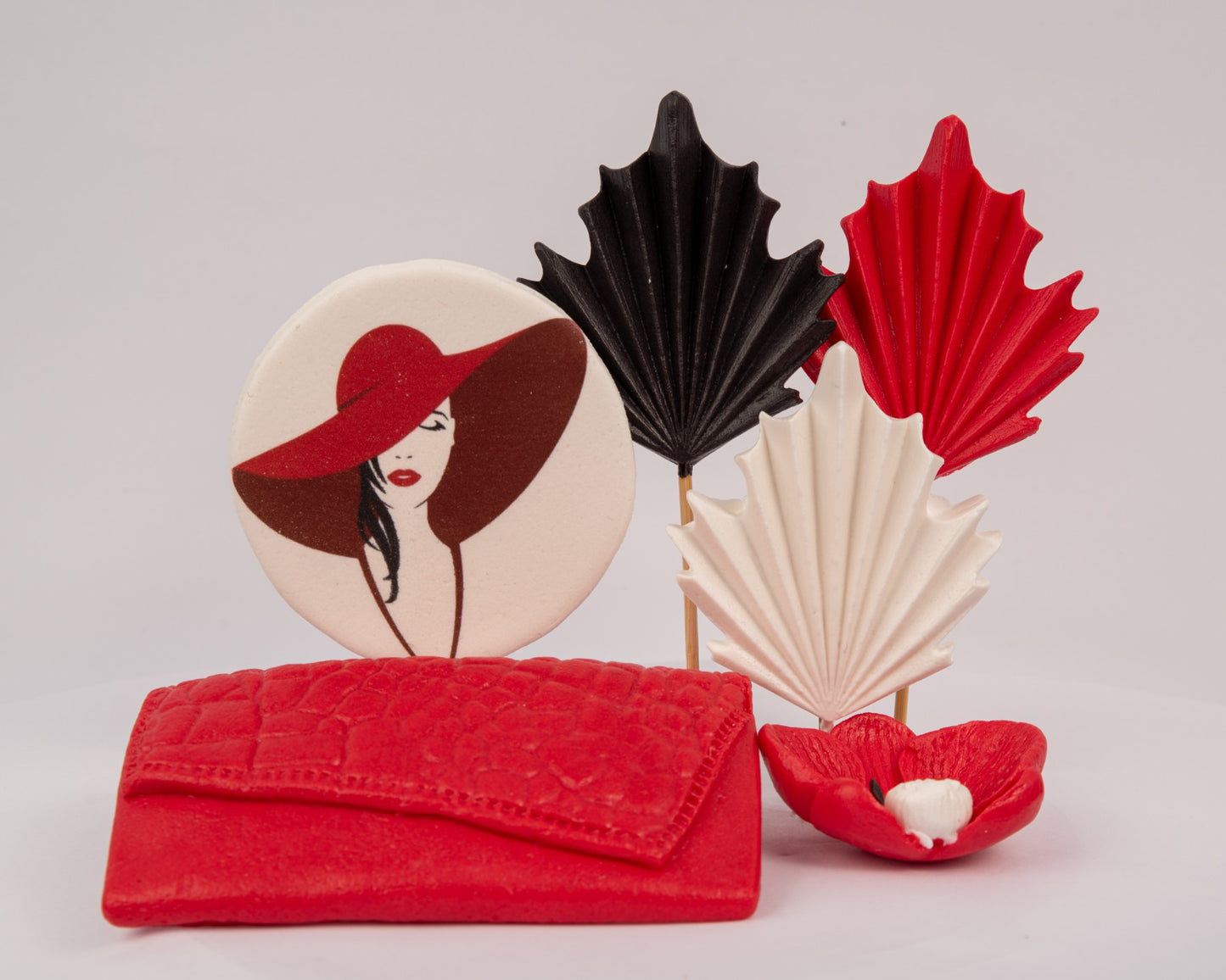 Dekoracja cukrowa, zestaw Lady"