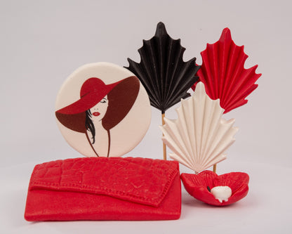 Dekoracja cukrowa, zestaw Lady"