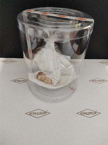 Dekoracja cukrowa, zestaw "Dziecko na skrzydłach anioła"