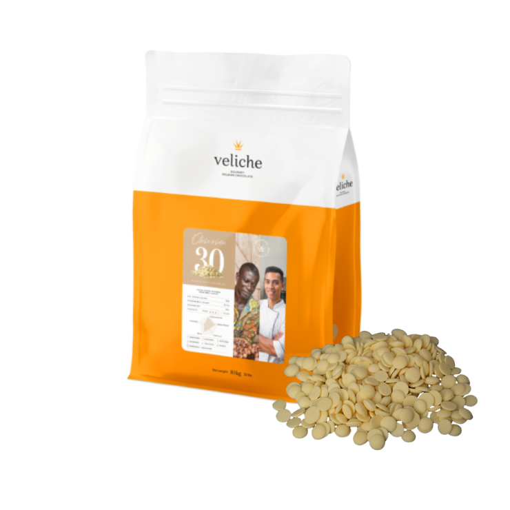 WHITE OBSESSION 30% - Biała czekolada 30% - opak. 5 kg