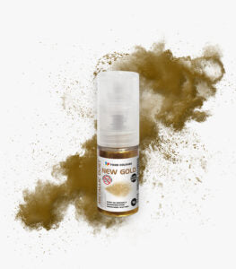 Barwnik spożywczy w sprayu  NEW GOLD - Metallic Pump Spray 5g