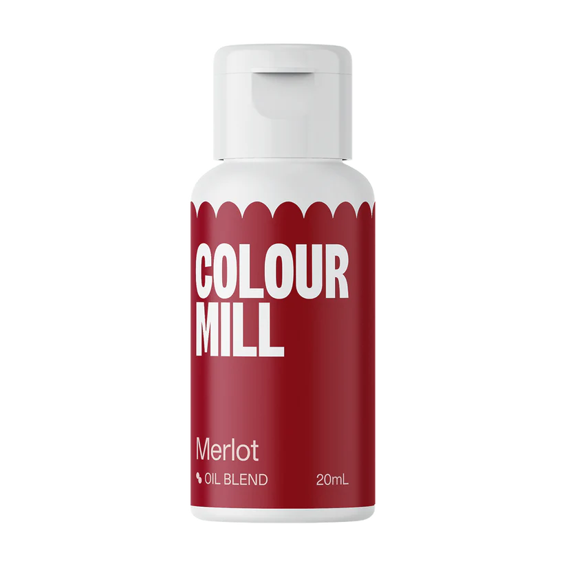 Barwnik spożywczy olejowy Colour Mill -  Merlot (20 ml) Ciemnoczerwony