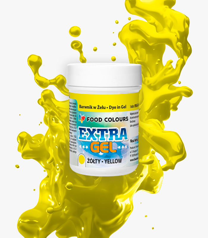 Barwnik w żelu Extra Gel 35 g Żółty